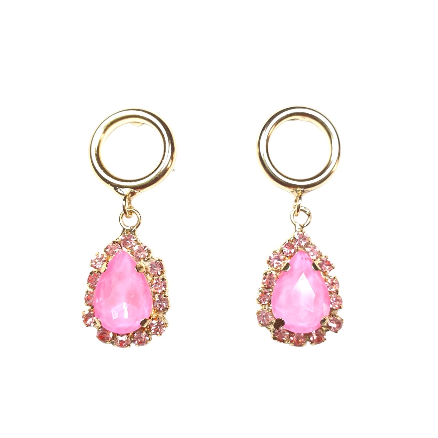 Aretes A-41-3-Rosa
