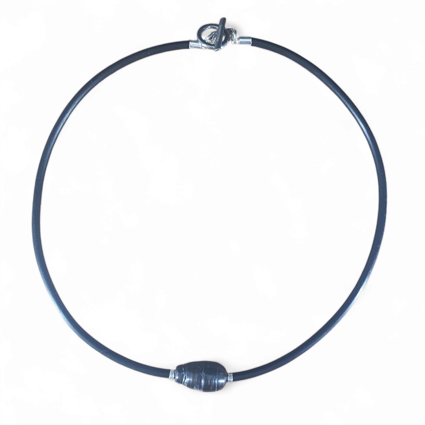 Collar C-31 Perla gris tahitiano