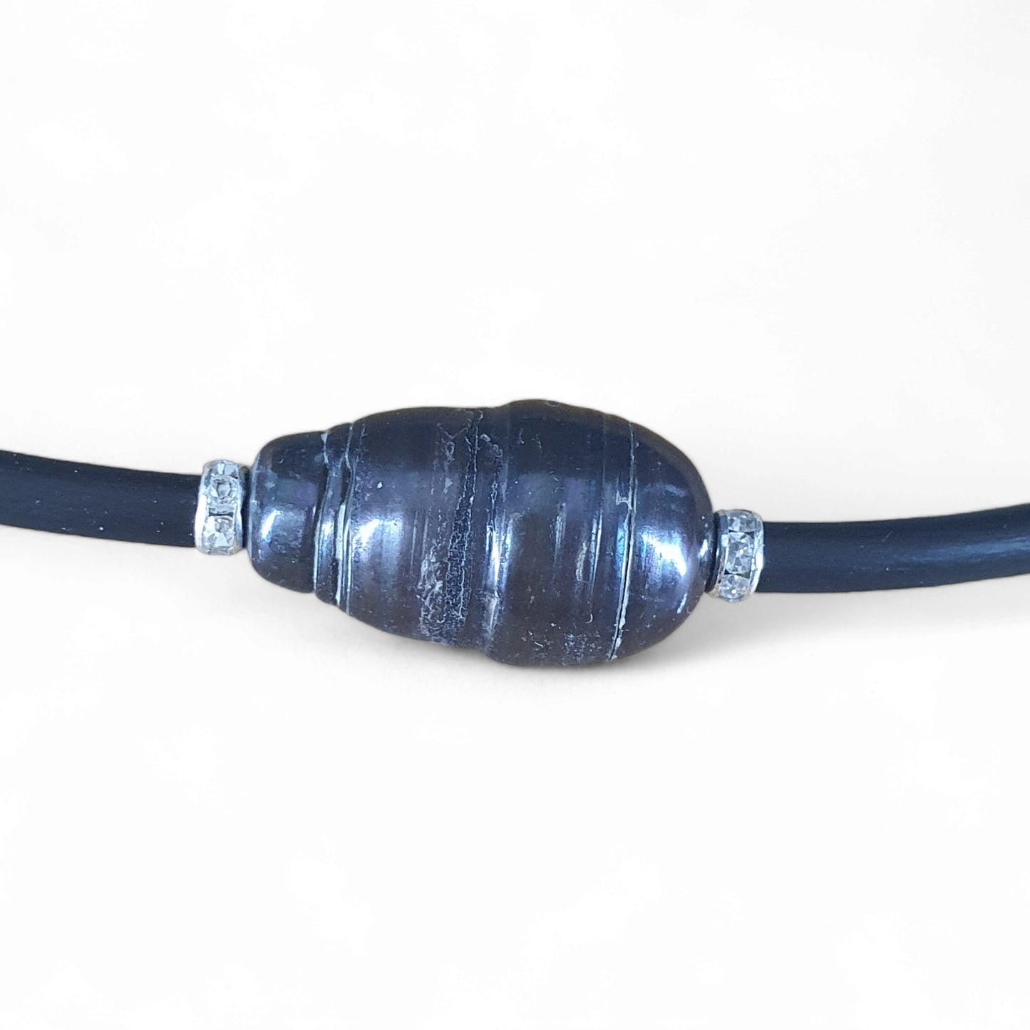 Collar C-31 Perla gris tahitiano